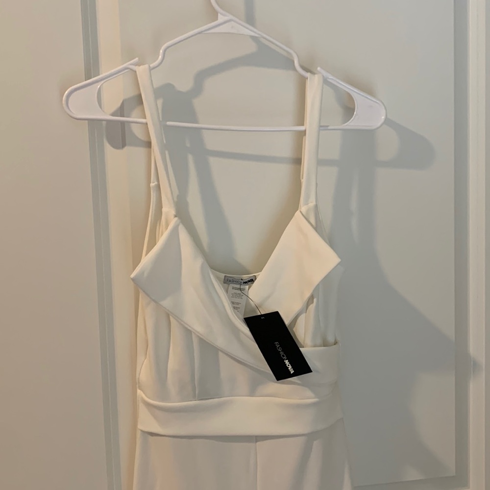 Fashion Nova White jump suit